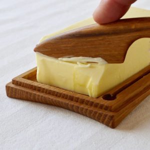 木製バターケース に収納できる木製バターナイフ