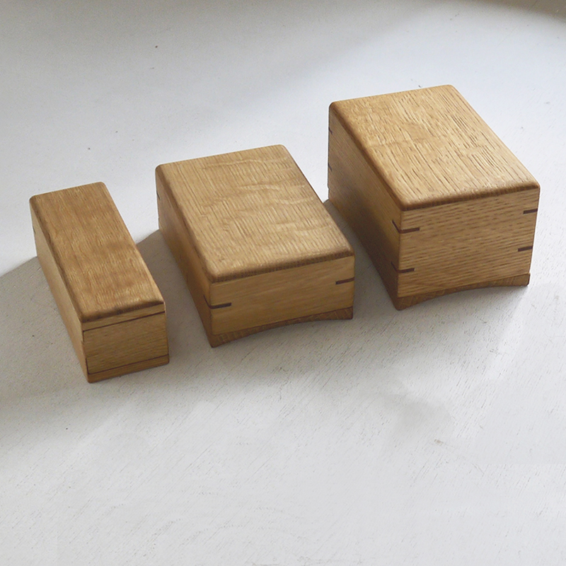 木製バターケース ３種類。１００gサイズ用、２００gサイズ用、４５０gサイズ用