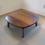 座卓 / HID SHIMS FURNITURE製作の楢無垢材のカスタムメイド正方形座卓 オイルフィニッシュ