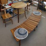 tekona2015-04 清水久勝・まゆみ展 工芸ギャラリー手児奈展示風景 ベンチ テーブル 椅子