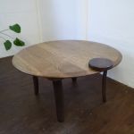 low table 輪(rin) SHIMS FURNITUREが制作した樽材のオリジナルデザインの丸型ローテーブル輪 (rin)1台