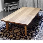 low table / SAK SHIMS FURNITUREが制作した楢無垢材のカスタムメイドローテーブル オイルフィニッシュ